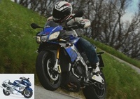 Roadster - Tuono V4 1100 RR test: Apocalypse (tuo) now! - In dynamics: place, the Tuono V4 1100 is coming!