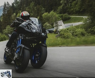 Roadster - Yamaha Niken test: trying the three-wheeled motorcycle is to tame it! - Yamaha Niken test page 2: Strengths and weaknesses of three-wheelers