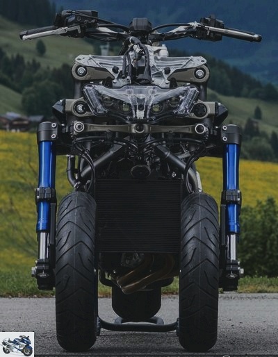 Roadster - Yamaha Niken test: trying the three-wheeled motorcycle is to tame it! - Yamaha Niken test page 3: Technical point