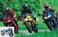 Comparison test Ducati 996 S, Honda CBR 900 RR, Triumph Daytona 955i