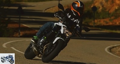 Roadster - Z650 test: the Kawasaki roadster lighter than the ER - Page 5 - Video review of the Z650 test