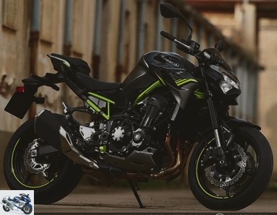 Roadster - 2020 Z900 Test: Kawasaki looks back on its & quot; Nine-without-aides & quot; - 2020 Z900 test page 1: The very electro Kawa roadster