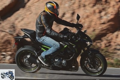 Roadster - Z900 test: the new Kawasaki roadster without aids! - Page 2 - MNC on the handlebars of the new Z900
