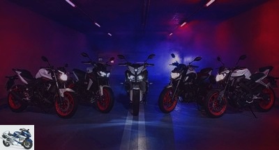 Roadster - 2019 Yamaha MT roadsters see red ... fluo! - Used YAMAHA