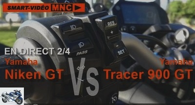 Road - Duel Niken GT Vs Tracer 900 GT: practical aspects and equipment - Used YAMAHA