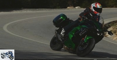 Road - Ninja H2 SX test: sporty road bike, in green and against everything! - Ninja H2 SX test page 3 - Hypersportive motorway