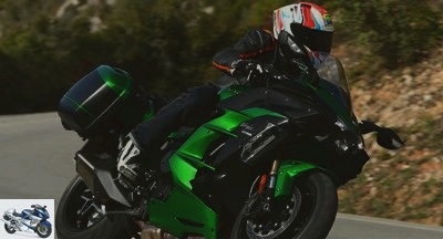 Road - Ninja H2 SX test: sporty road bike, in green and against everything! - Ninja H2 SX test page 5 - Technical sheet