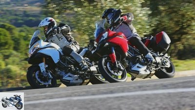 Comparative test Ducati Multistrada 1200 S Touring old-new