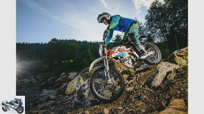 KTM Freeride E in the driving report