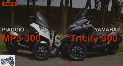 Scooter - Duel Tricity 300 Vs MP3 300 HPE Sport: Yamaha challenges the Piaggio reference! - Tricity 300 Vs MP3 300 Sport Page 3: practical aspects and equipment