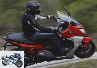 Scooter - C 650 Sport test: the BMW scooter up to the max - BMW reviews its sporty maxiscooter