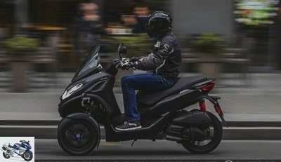 Scooter - MP3 300 HPE test: the compact three-wheeled scooter from Piaggio - MP3 300 HPE test page 1: the successor to the Yourban 300