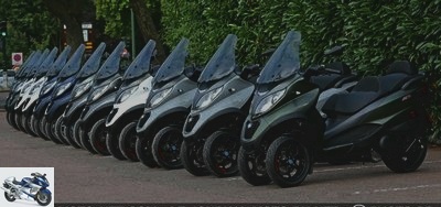 Scooter - Piaggio MP3 350, 500 HPE Sport or Business test: your choice! - Piaggio MP3 2018 test page 2: 350 or 500?