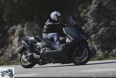 Scooter - Test Yamaha Tmax 560 2020: king of the urban jungle! - Tmax 560 test page 2: details in captioned photos