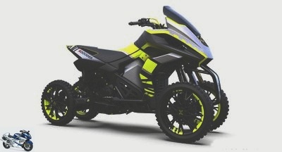 Scooters - Concept XQooder: Quadro on all terrains with his 4-wheel scooter! - Used QUADRO