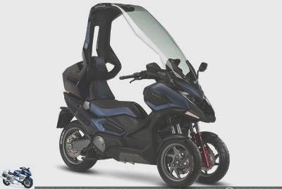 Scooters - Kymco between novelties and concepts, including a 3-wheel scooter - Used KYMCO