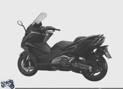 Scooters - AK 550 Maxi-scooter: first info on Kymco anti-Tmax - Used KYMCO