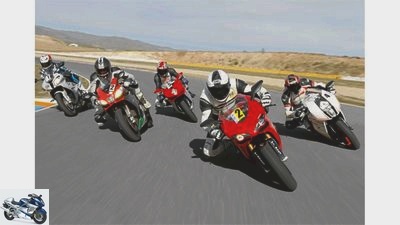 Comparison test: European superbikes
