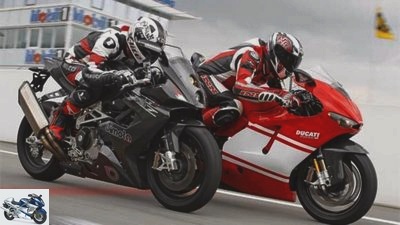 Comparison test: Exclusive Italian superbikes