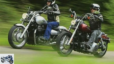 Comparison test: Harley-Davidson Dyna Street Bob, Triumph Thunderbird ABS