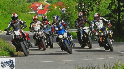 Comparison test: handling motorcycles