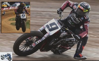 Sport - Indian and his driver Jared Mees, 2017 AMA Flat Track champions - INDIAN Occasions