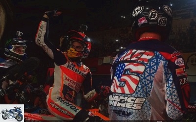 Sport - Motorcycle video: Marquez wins the Superprestigio Dirt Track 2016 -