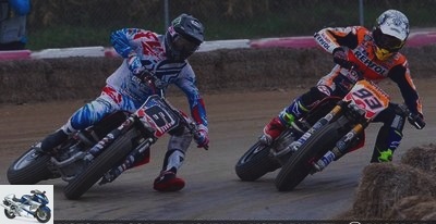 Sport - Motorcycle video: Marquez wins the Superprestigio Dirt Track 2016 -