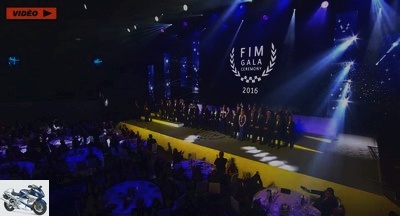 Sport - Videos of the FIM gala: the 2016 motorcycle champions gathered in Berlin -
