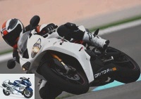 Sporty - Test of the new Daytona 675 R: Catch me if you can! - First laps of the track ...