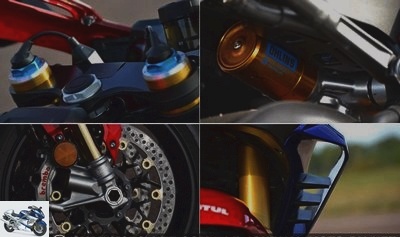 Sporty - Honda CBR1000RR- R SP test: the new 2020 Fireblade sends R! - Test CBR1000RR-R SP Page 2: details in photos captioned MNC