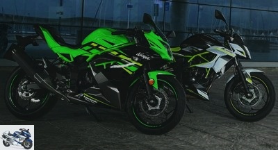 Sporty - Kawasaki Z125 and Ninja 125 test: for generation Z or ZX-R bikers? - Z125 and Ninja 125 test page 5 - Video