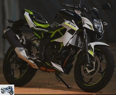 Sporty - Kawasaki Z125 and Ninja 125 test: for generation Z or ZX-R bikers? - Z125 and Ninja 125 test page 1 - Kawasaki (re) relaunch