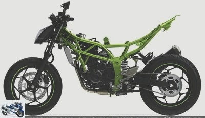 Sporty - Kawasaki Z125 and Ninja 125 test: for generation Z or ZX-R bikers? - Z125 and Ninja 125 test page 3 - Technical point