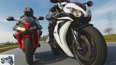 Comparison test: Honda Fireblade from 2006 and 2010