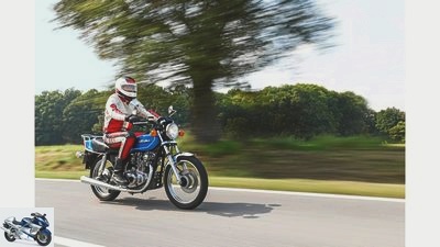 On the move with the Suzuki GS 400
