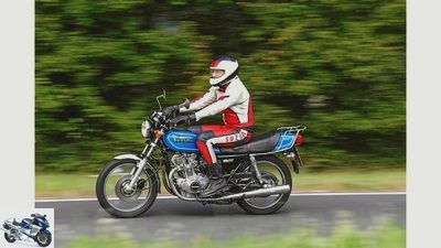 On the move with the Suzuki GS 400
