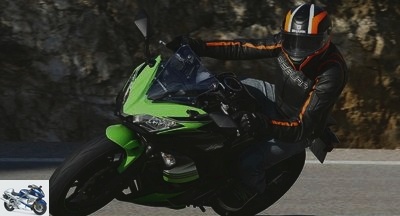 Sporty - Ninja 650 test: Kawasaki camouflages its road as a sporty - Ninja 650 test page 4 - Technical sheet