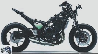 Sporty - Ninja 650 test: Kawasaki camouflages its road as a sporty one - Ninja 650 test page 3 - Technical point