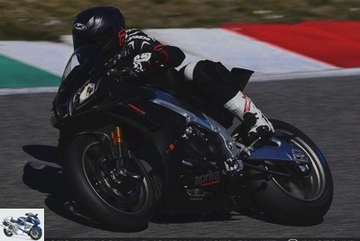 Sporty - RSV4 1100 Factory test: high volume operation at Aprilia! - RSV4 1100 Factory test page 1: aspen, Ducati Panigale!