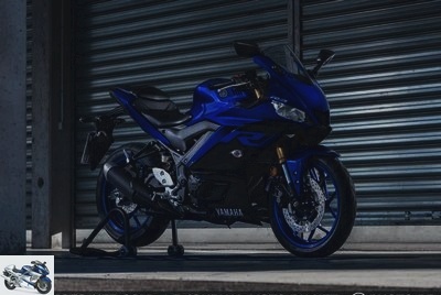 Sportive - Test Yamaha YZF-R3 2019: the call of the big R - Test YZF-R3 2019 Page 2: details in photos captioned MNC
