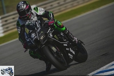 Sporty - The 2021 ZX-10RR points the tip of its fairing to the WSBK tests in Jerez - Used KAWASAKI