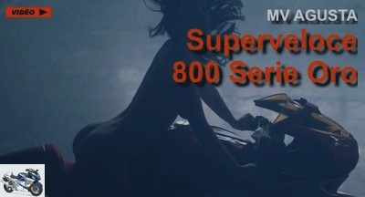 Sportive - MV Agusta launches the Superveloce 800 Serie Oro: watch out for your eyes! - Second hand MV AGUSTA