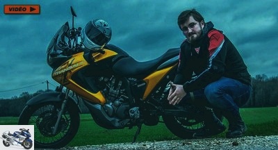 On the road of the worlds - Travel in Mongolia: Enzo presents his motorcycle and his equipment - Used HONDA