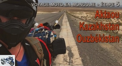 On the road of the worlds - Motorcycle tour in Mongolia - Stage 5: From Aktu to the border of Uzbekistan - Used HONDA