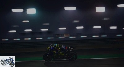 Offseason testing - Rossi in the shadow of other Yamaha at Qatar tests -