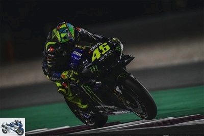 Offseason testing - Rossi in the shadow of other Yamaha at Qatar tests -