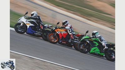 Comparison test: Honda CBR 600 RR, Kawasaki ZX-6R 636, Triumph Daytona 675