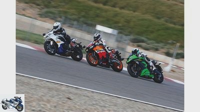 Comparison test: Honda CBR 600 RR, Kawasaki ZX-6R 636, Triumph Daytona 675