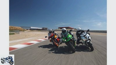 Comparison test: Honda CBR 600 RR, Kawasaki ZX-6R 636, Triumph Daytona 675